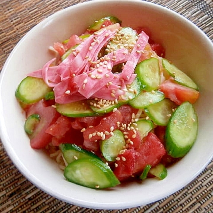 新食感！冷凍トマトの冷やし中華